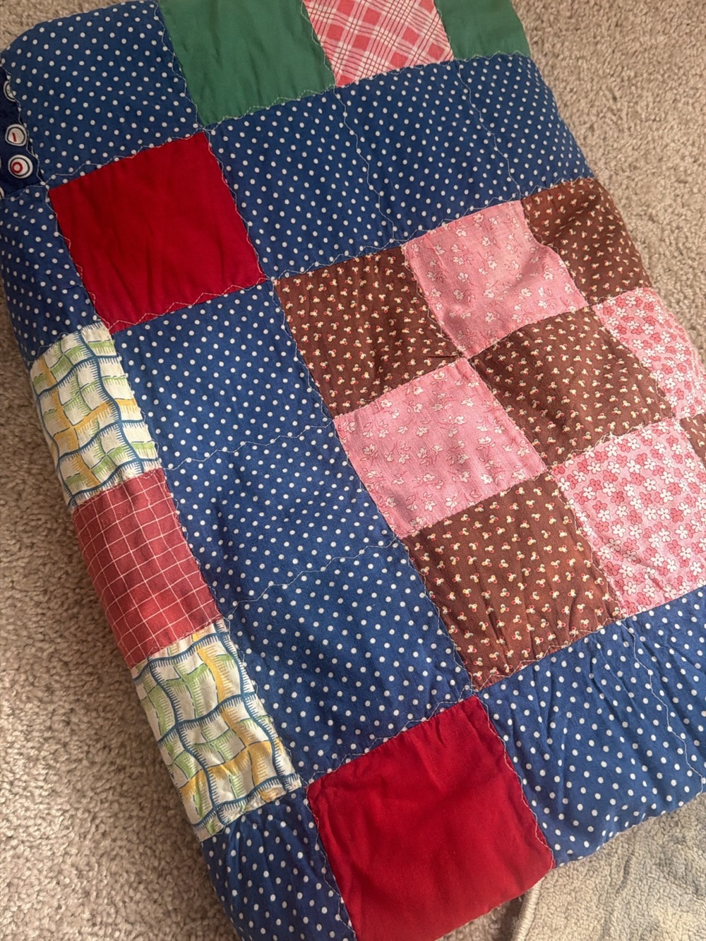 Handmade Patchwork Quilt - Picture 7 of 7